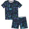 Jurassic Park: Tracker Kids Pajama Short Set, Blue - Pajamas - 1 - thumbnail