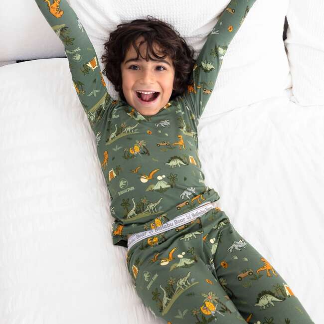 Jurassic Park: Safari Kids Pajamas, Green - Pajamas - 2