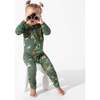 Jurassic Park: Safari Bamboo Convertible Footie, Green - Footie Pajamas - 2