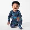 Jurassic Park: Tracker Bamboo Convertible Footie, Blue - Footie Pajamas - 3