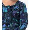 Jurassic Park: Tracker Bamboo Convertible Footie, Blue - Footie Pajamas - 4
