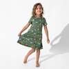 Jurassic Park: Safari Girls' Short Sleeve Dress, Green - Dresses - 4