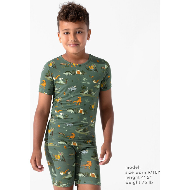 Jurassic Park: Safari Kids Pajama Short Set, Green - Pajamas - 5