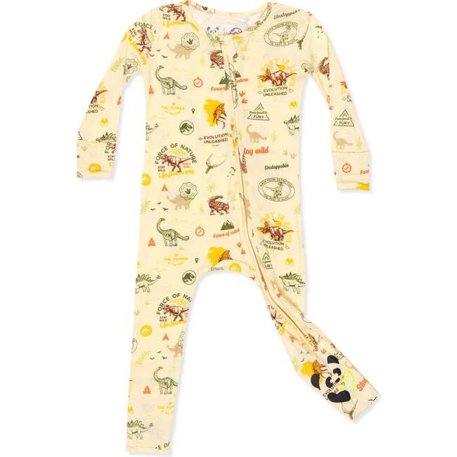 Jurassic Park: Origins Bamboo Convertible Footie, Beige