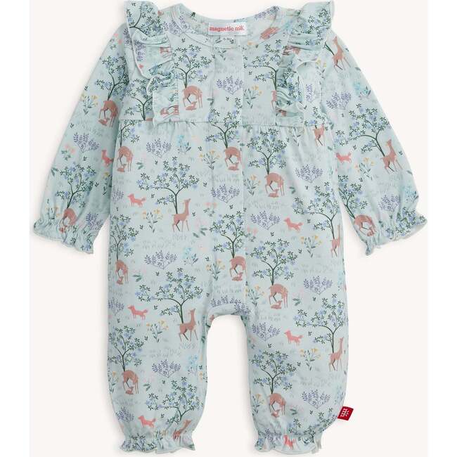 Love You Deerly Modal Ruffle Romper