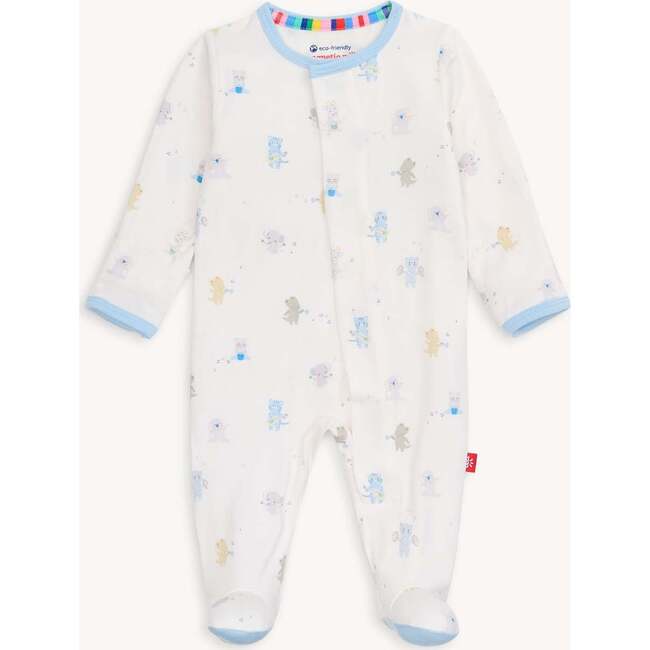 Blue Baby Beats Modal Footie
