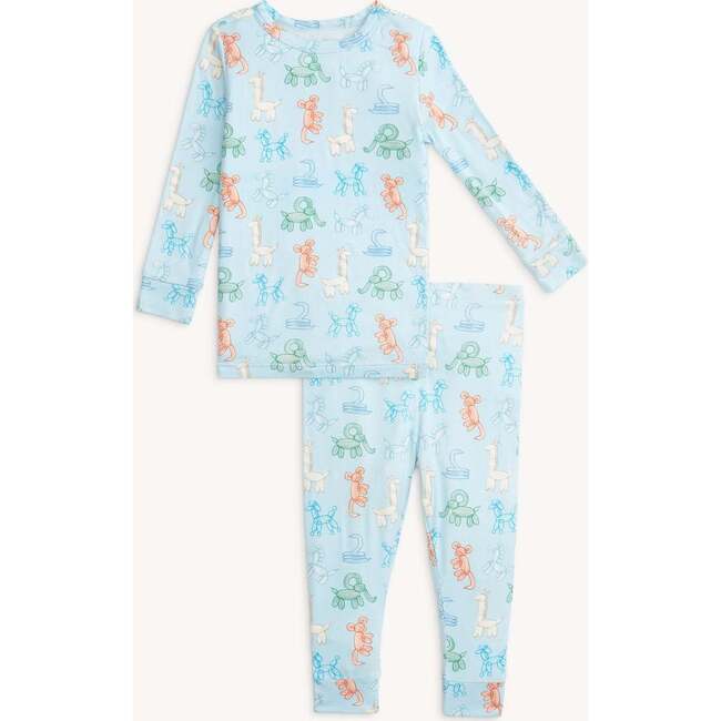 Blue Party Animals Glow In The Dark Mo L/S Pj