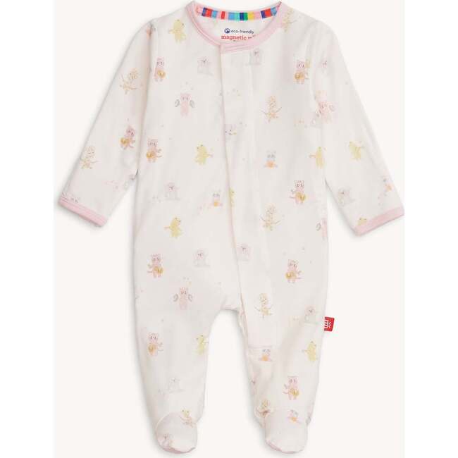 Pink Baby Beats Modal Footie