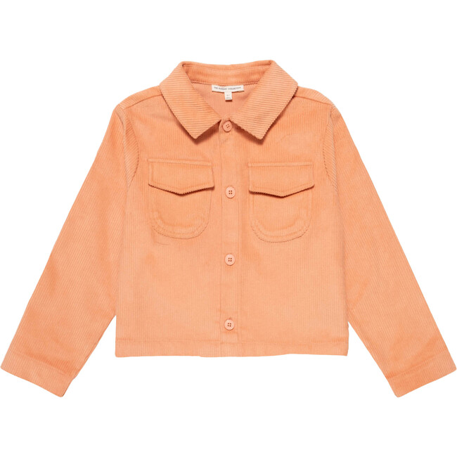 Corduroy Shacket in Sunset Serenade