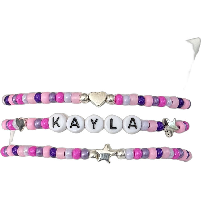 Kayla Bracelet Set, Pink