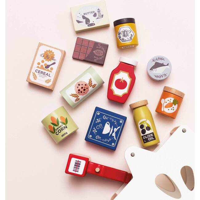 Groceries Set & Scanner - Woodens - 4