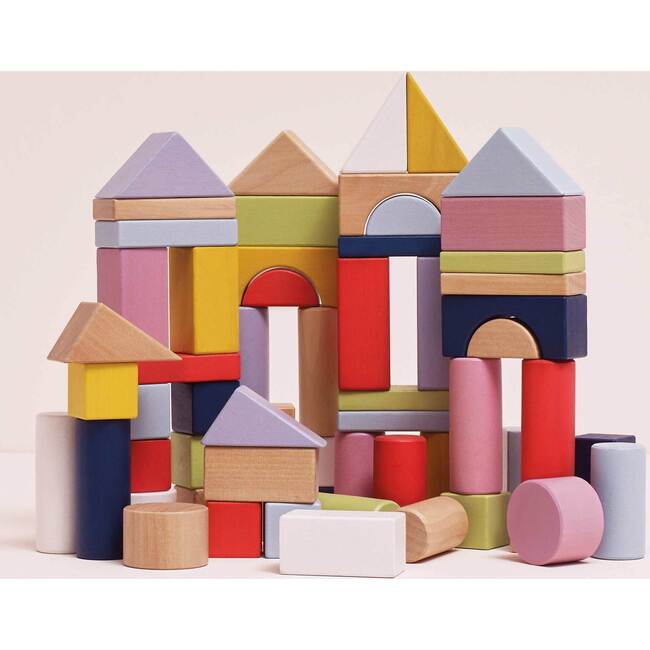 Building Blocks & Bag, 60 pieces