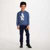Kids Sweater & Twill Jogger Set, Navy Polar Bear - Mixed Apparel Set - 3