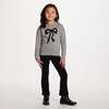 Kids Sweater & Legging Set, Grey Bow - Mixed Apparel Set - 3
