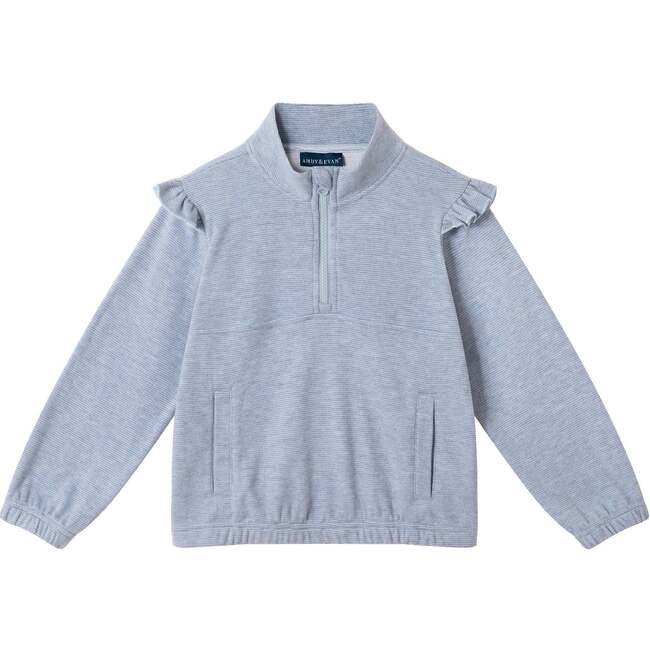 Kids Quarter Zip Sweatshirt Set, Navy - Mixed Apparel Set - 2