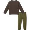 Kids Sweater & Twill Jogger Set, Holiday Truck - Mixed Apparel Set - 3