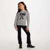 Kids Sweater & Legging Set, Grey Bow - Mixed Apparel Set - 4