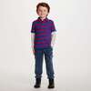 Kids Two-Fer Waffle Polo, Rugby Striped - T-Shirts - 4