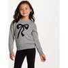Kids Sweater & Legging Set, Grey Bow - Mixed Apparel Set - 5