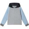Kids Lightweight Raglan Hoodie Tee, Light Blue - T-Shirts - 1 - thumbnail