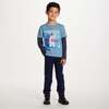Kids Long Sleeve Two-Fer Graphic Tee, Blue Bear - T-Shirts - 2