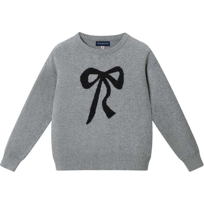 Kids Sweater & Legging Set, Grey Bow - Mixed Apparel Set - 7