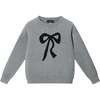 Kids Sweater & Legging Set, Grey Bow - Mixed Apparel Set - 7