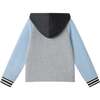 Kids Lightweight Raglan Hoodie Tee, Light Blue - T-Shirts - 4