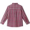 Kids Plaid Double-Facing Buttondown, Red Plaid - Button Downs - 5
