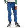 Kids Knit Denim Jogger, Medium Blue - Pants - 2