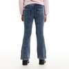 Kids Knit Denim Pants, Mid Wash - Pants - 3