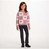 Kids Chenille Sweater & Jegging Set, Pink Bows - Mixed Apparel Set - 1 - thumbnail