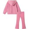 Kids Comfy Hoodie Set, Pink - Mixed Apparel Set - 2