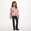 Kids Chenille Sweater & Jegging Set, Pink Bows - Mixed Apparel Set - 2
