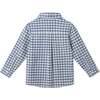 Kids Buttondown & Knit Denim Jogger Set, Grey Gingham - Mixed Apparel Set - 5