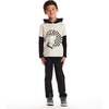 Black Hooded Tee, "Stay Spooky" - T-Shirts - 3