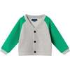 Infant Buttondown & Twill Pant Set, Grey Cardigan - Mixed Apparel Set - 6