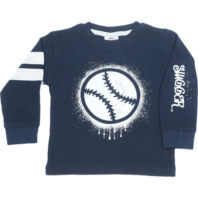 Kids Long Sleeve Thermal Tee, Slugger