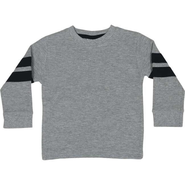 Kids Long Sleeve Thermal Striped Shirt