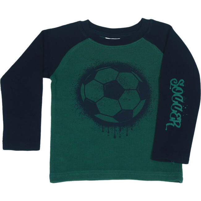 Kids Long Sleeve Thermal Shirt, Soccer