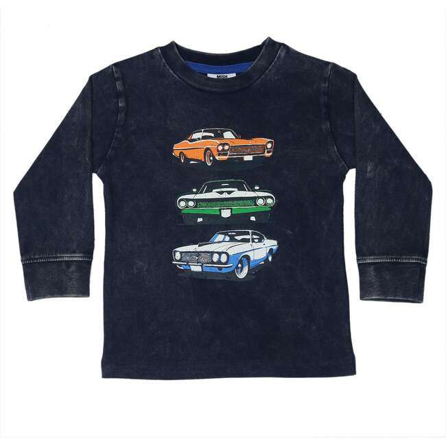 Kids Long Sleeve Enzyme Shirt, Classic Car