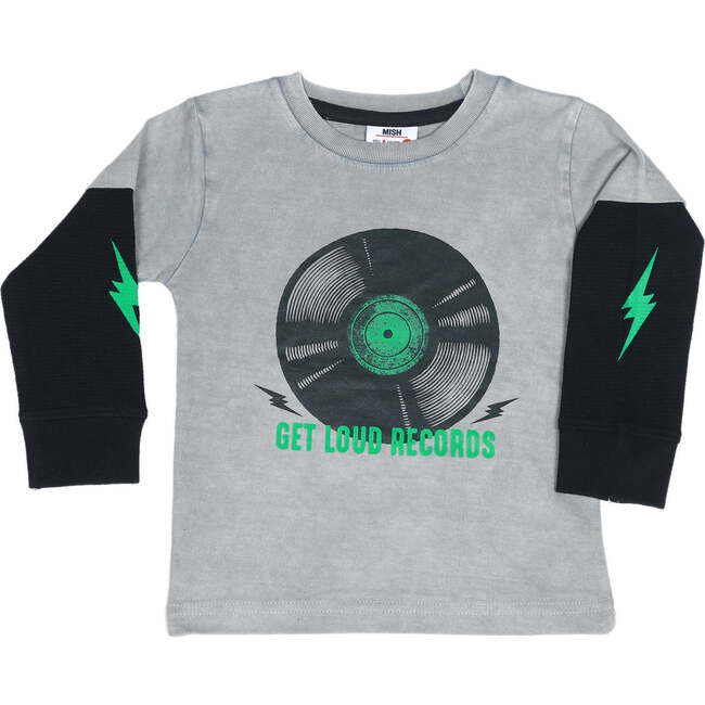Kids Long Sleeve Enzyme 2Fer Shirt, Loud Records