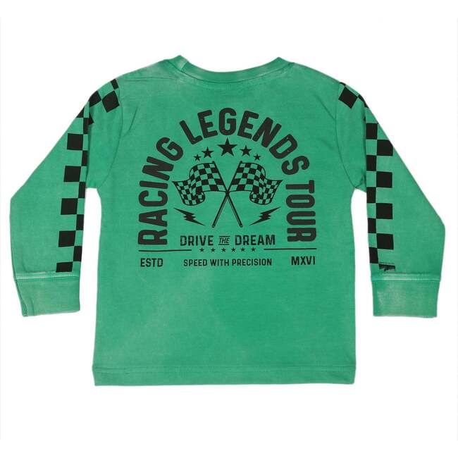 Kids Long Sleeve Enzyme Tee, Race Legend - T-Shirts - 2