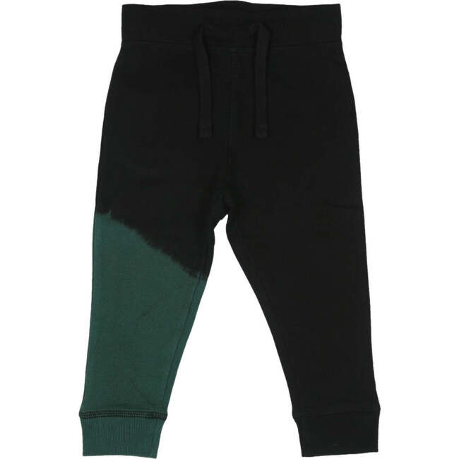Kids Diagonal Dip Dye Jogger, Hunter/Black
