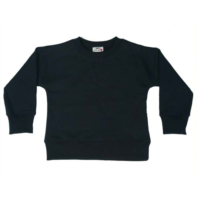 Kids Crew Neck Sweatshirt, Navy