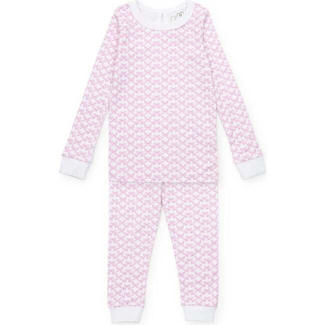 Ava Girls' Pajama Pant Set, Pretty Pink Bows
