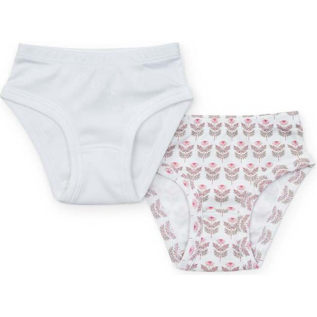 Lauren Girls' Underwear Set, Berkshire Batik Floral/White