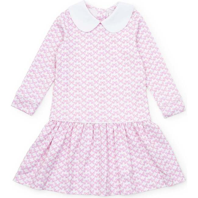 Lillian Girls' Dress, Pretty Pink Bows