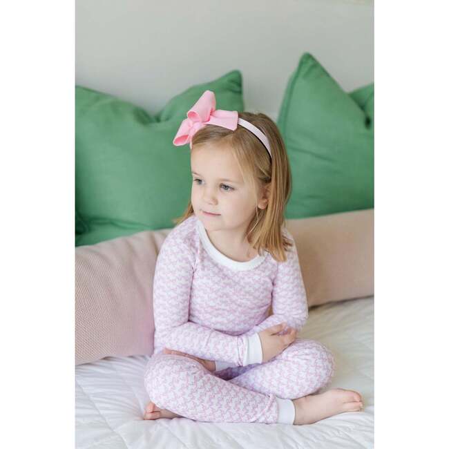 Ava Girls' Pajama Pant Set, Pretty Pink Bows - Pajamas - 2