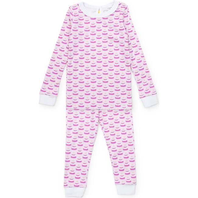 Ava Girls' Pajama Pant Set, Birthday Cake Pink